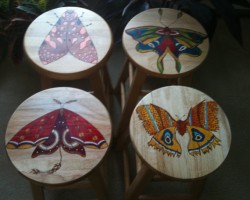 Decorative Wooden Stool