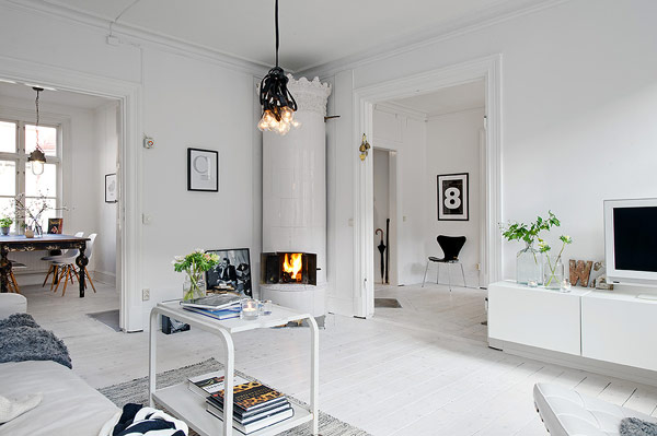 Relaxing Scandinavian Studio Boasting Noble Highlights 1 Relaxing Scandinavian Studio Boasting Noble Highlights