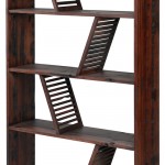 Beautiful Gotten back Wood made Bookcase - Shipwood Deep just by Model Just for Place 3